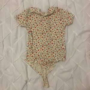Zara Girls Floral Top (body suit)